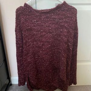 Purple Knitted Sweater